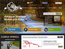 Tablet Screenshot of eurekaspringsmotorcyclerides.com